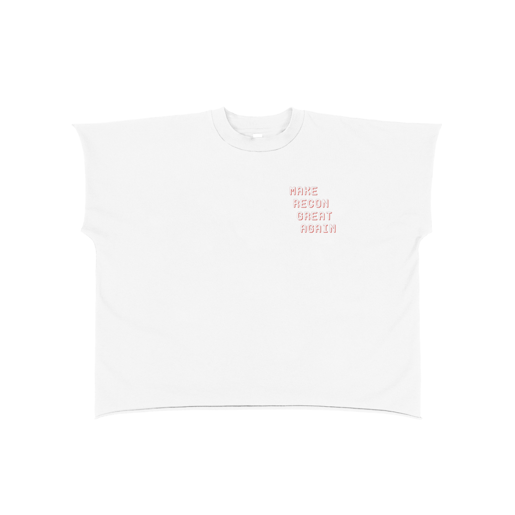 Raw Edge Boxy Non-Shrink Shirt